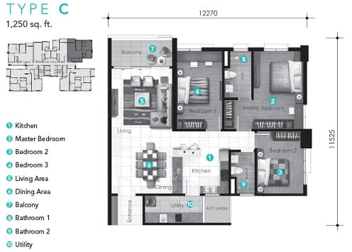 Celesta Residency Penang layout - contact Scott for more info +6011-1098 4066
