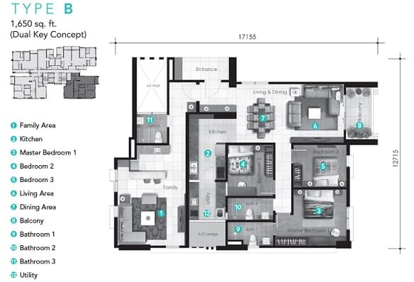 Celesta Residency layout - contact Scott for more info +6011-1098 4066