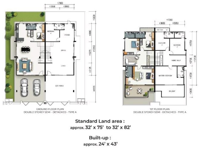 aster villa layout DSSD type A