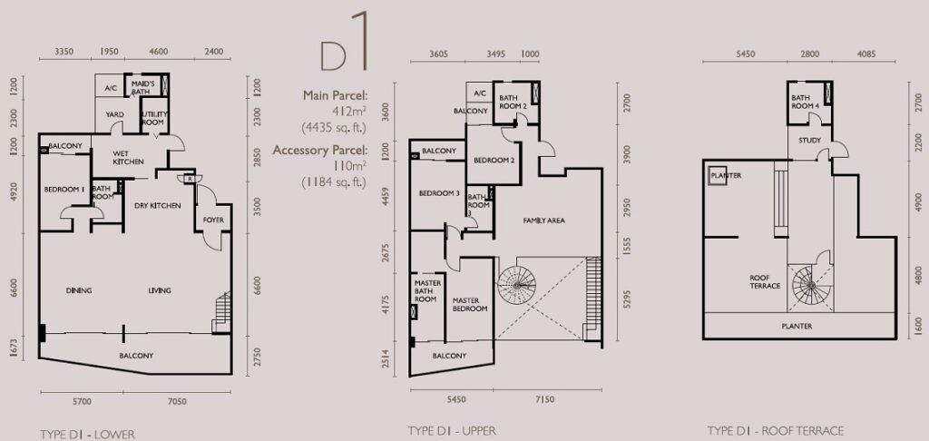 the Light Collection 4 Floor plan - more info +6011-1098 4066