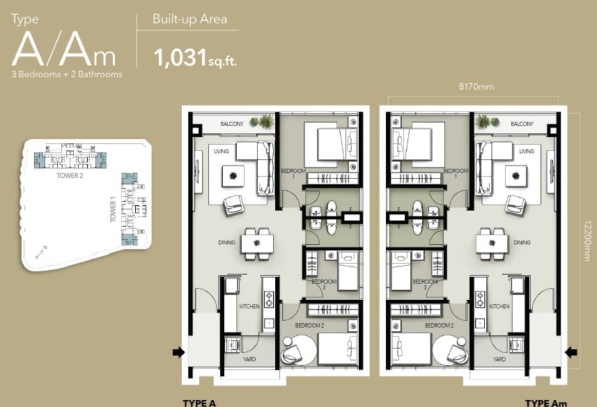 3 residence layout Contact +6011-1098 4066 Scott for more info