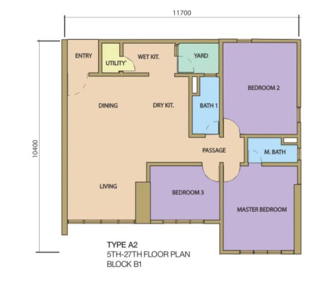 emerald residence penang layout - contact Scott +6018-4668066