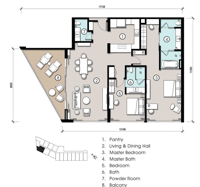 lavanya residences signature suite layout +6018-466 8066