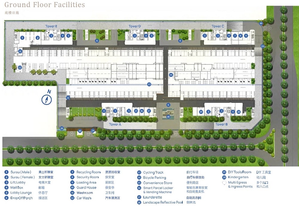 vertu resort facility floor plan - contact Scott +6018-4668066 for more info