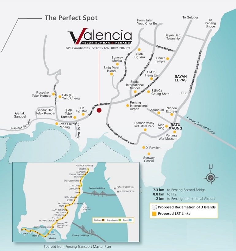 Valencia residence location - contact Scott +6018-466 8066 to visit