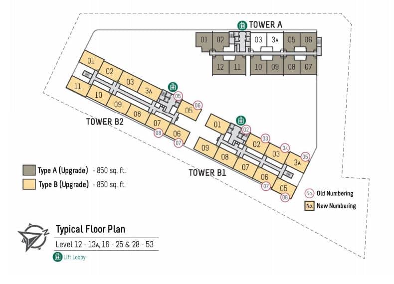 havana beach residence floor plan