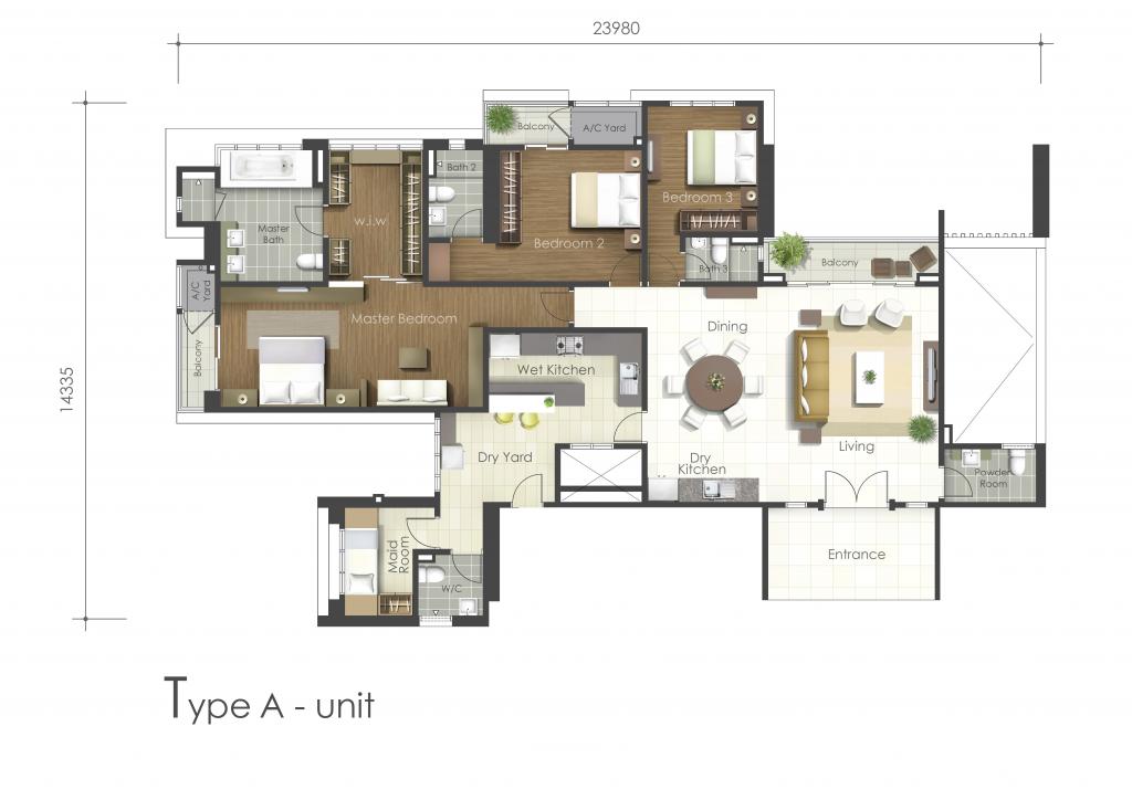 valencia residence floor plan - contact Scott +6018-466 8066 to visit